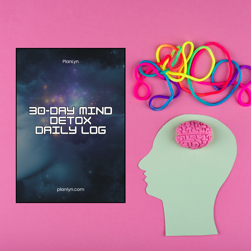 The 30-Day Mind Detox Digital Journal: Mindfulness, Gratitude, and Stress Relief + FREE Weekly Planner